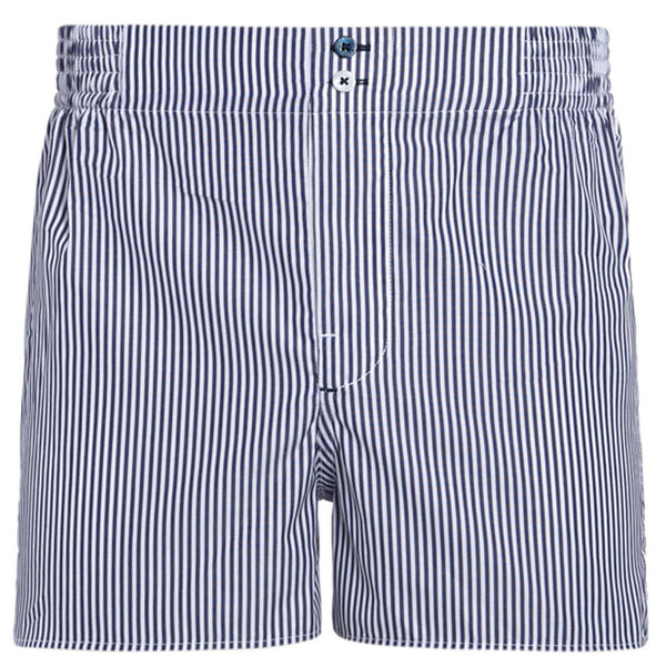Pinstripe Navy Tailored Boxer