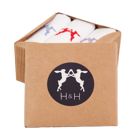 Embroidered Handkerchief Gift Box