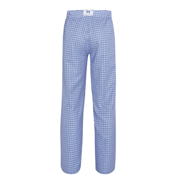 Mixed Blue Houndstooth House Trouser