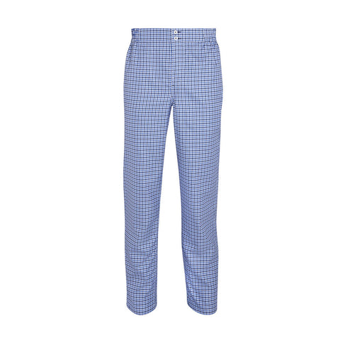 Mixed Blue Houndstooth House Trouser