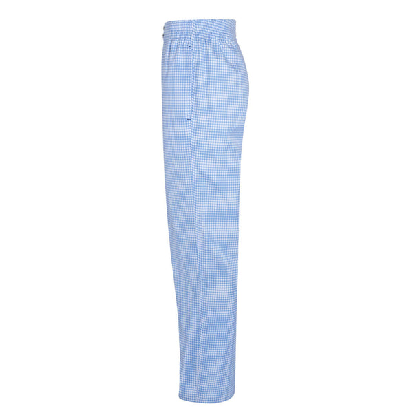 Sky Blue Houndstooth House Trouser