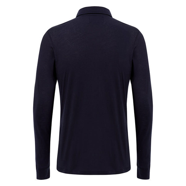 Long-sleeved Navy Tailored Tee