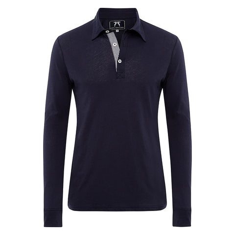 Long-sleeved Navy Tailored Tee