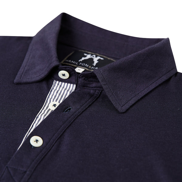 Long-sleeved Navy Tailored Tee