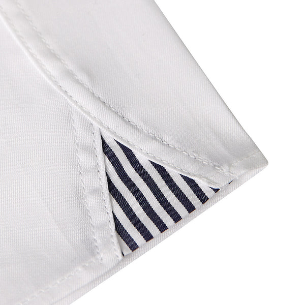White and Navy Tailored Boxer