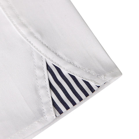White and Navy Tailored Boxer