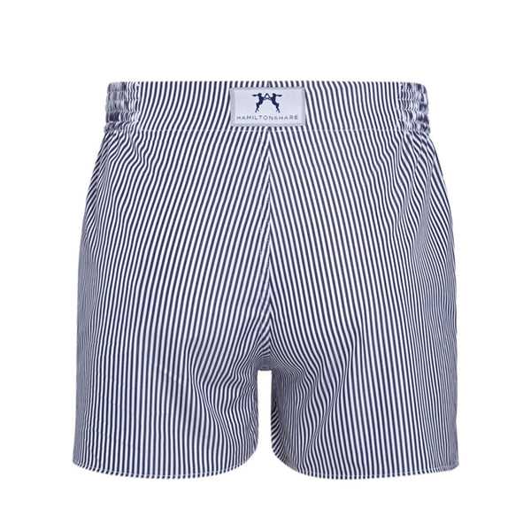 Pinstripe Navy Tailored Boxer
