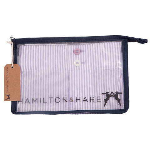 Lavender and Olive Pinstripe Two Pack