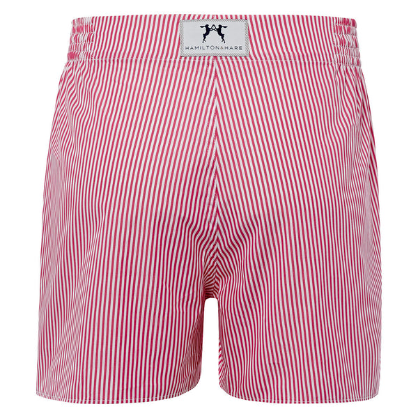 Pinstripe Pink Tailored Boxer
