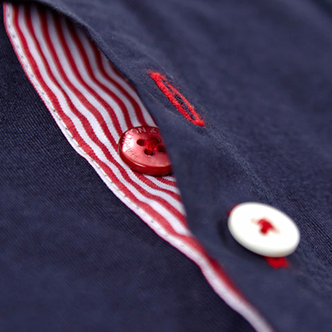 Navy and Red Jersey Brief