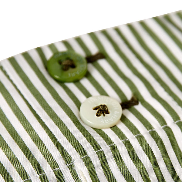 Pinstripe Olive Tailored Boxer